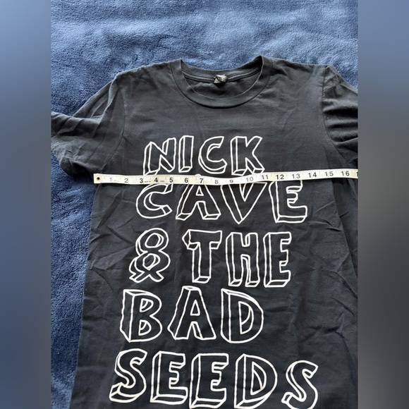 Official 2017 👹NICK CAVE & The Bad Seeds SKELETON TREE Tour T-shirt Black Small - Picture 3 of 6